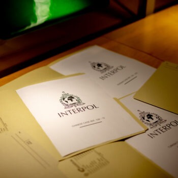 INTERPOL data access request procedure before CCF